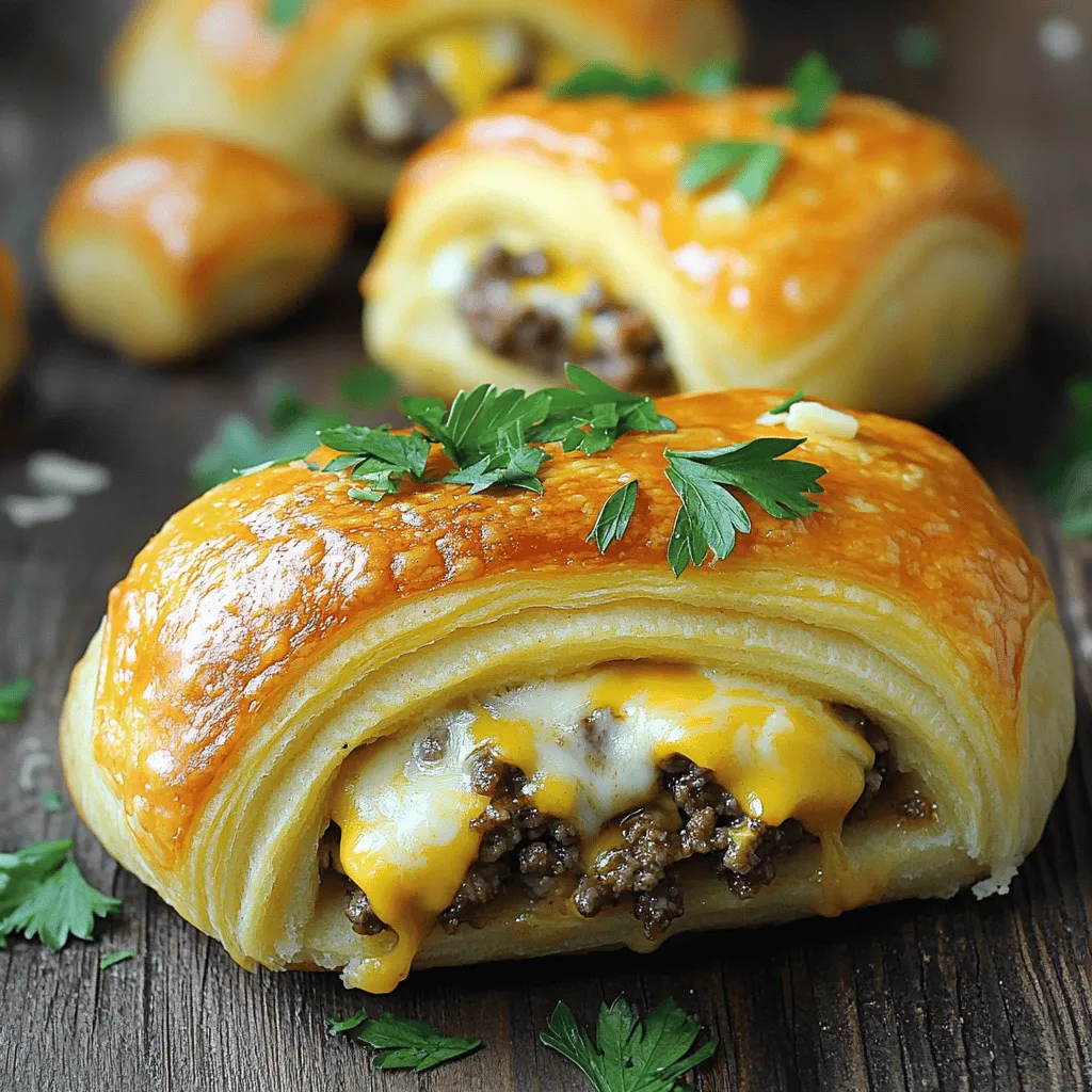 Garlic Parmesan Cheeseburger Bombs Flavorful Delight
