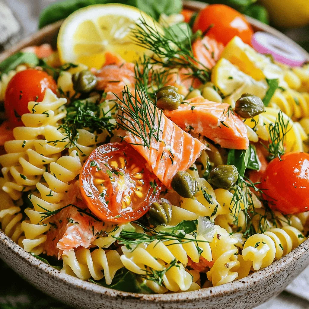 Smoked Salmon Delight Pasta Salad
