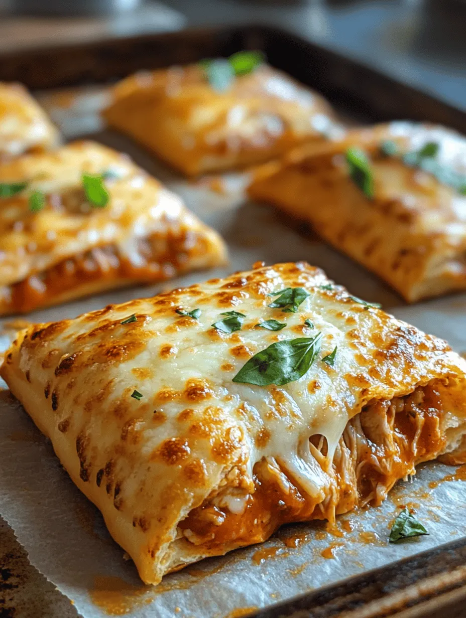 Chicken Parm Hot Pockets: A Comforting Culinary Delight
