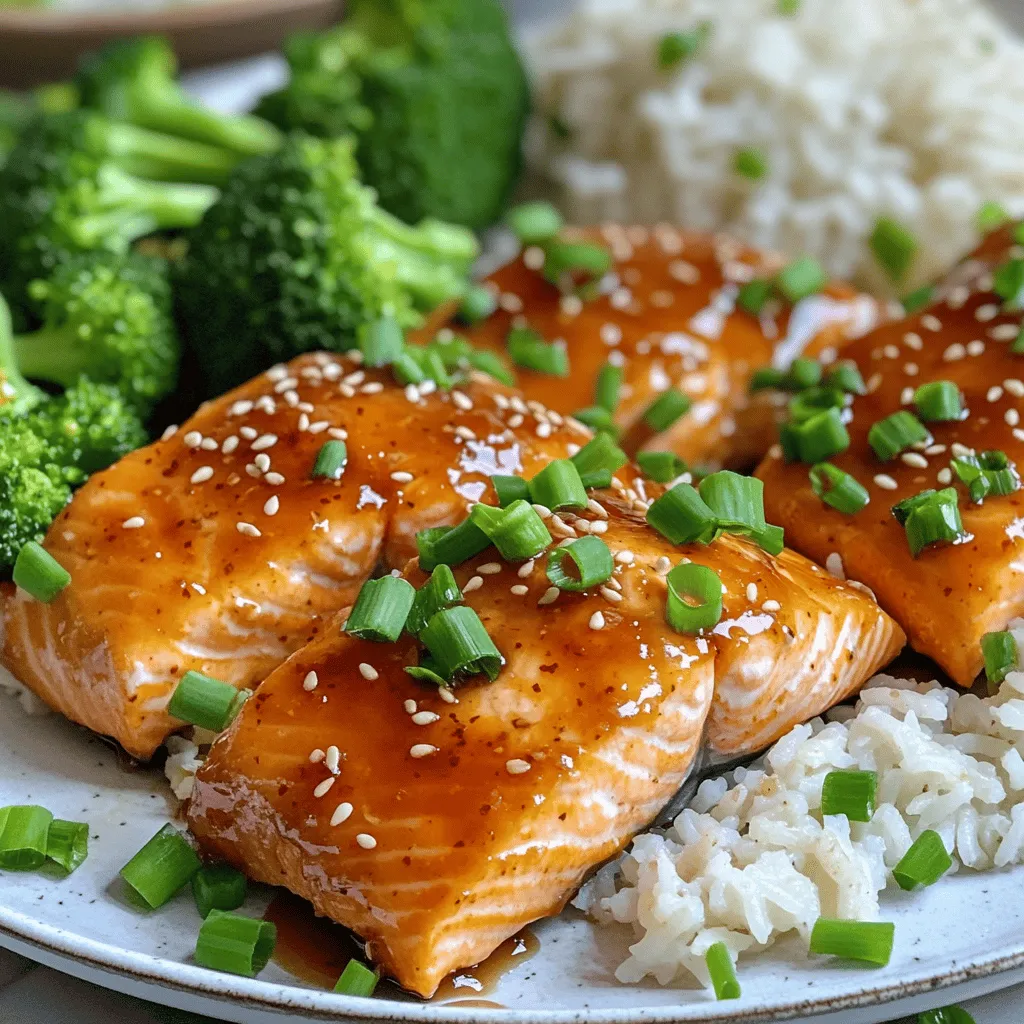 Air Fryer Spicy Honey Garlic Salmon Flavor Boost