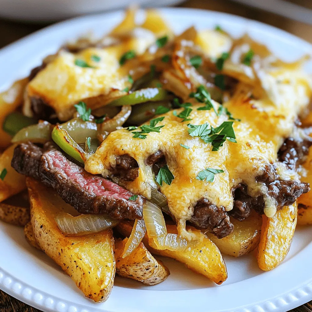 Savory Philly Cheesesteak Fries Easy and Tasty Recipe