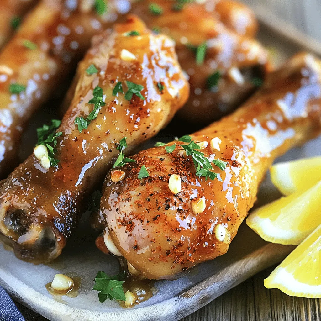 Crispy Honey Garlic Chicken Legs: A Flavorful Delight