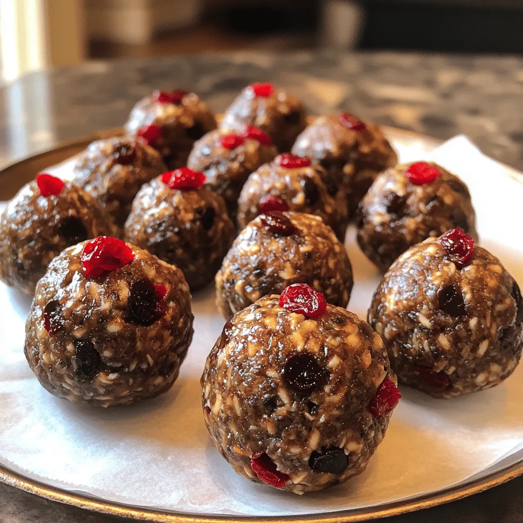 Cherry Chocolate Protein Balls Healthy Snack Delight