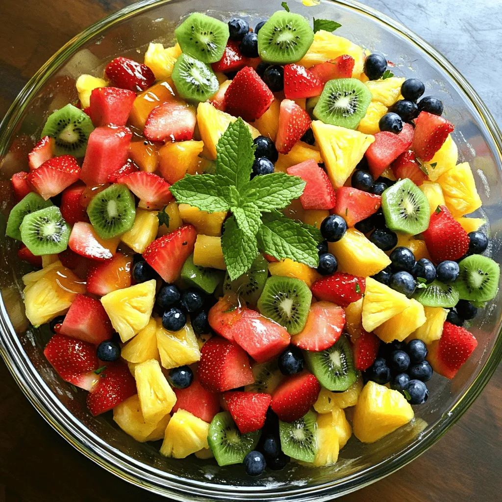 Honey Lime Fruit Salad Refreshing and Simple Recipe