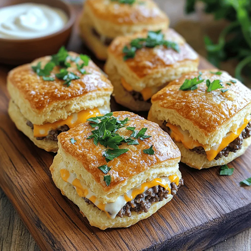 Garlic parmesan cheeseburger bombs are a fun, tasty snack that everyone will love. They are easy to make and filled with juicy ground beef, melty cheese, and a hint of garlic. You can enjoy these homemade cheeseburger bombs for any occasion.