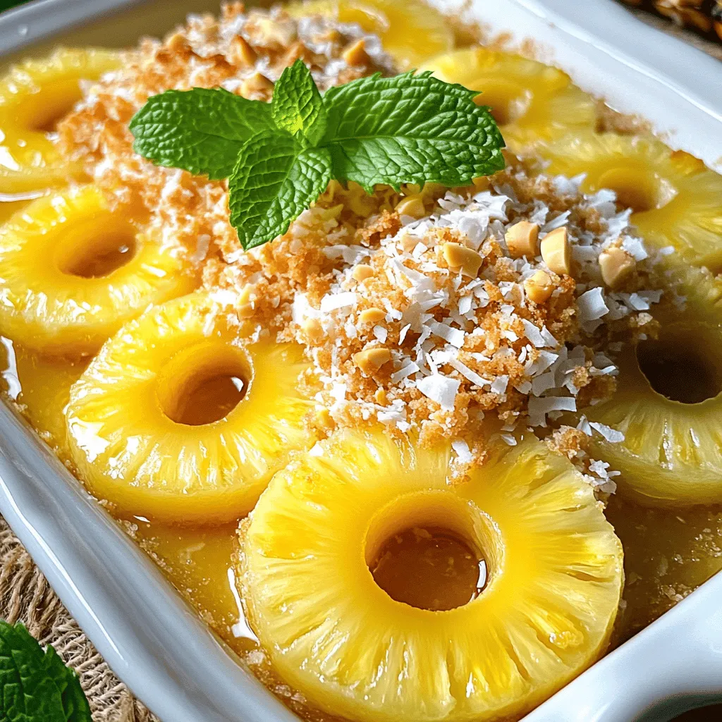 Pineapple Bake Flavorful Tropical Dessert Recipe
