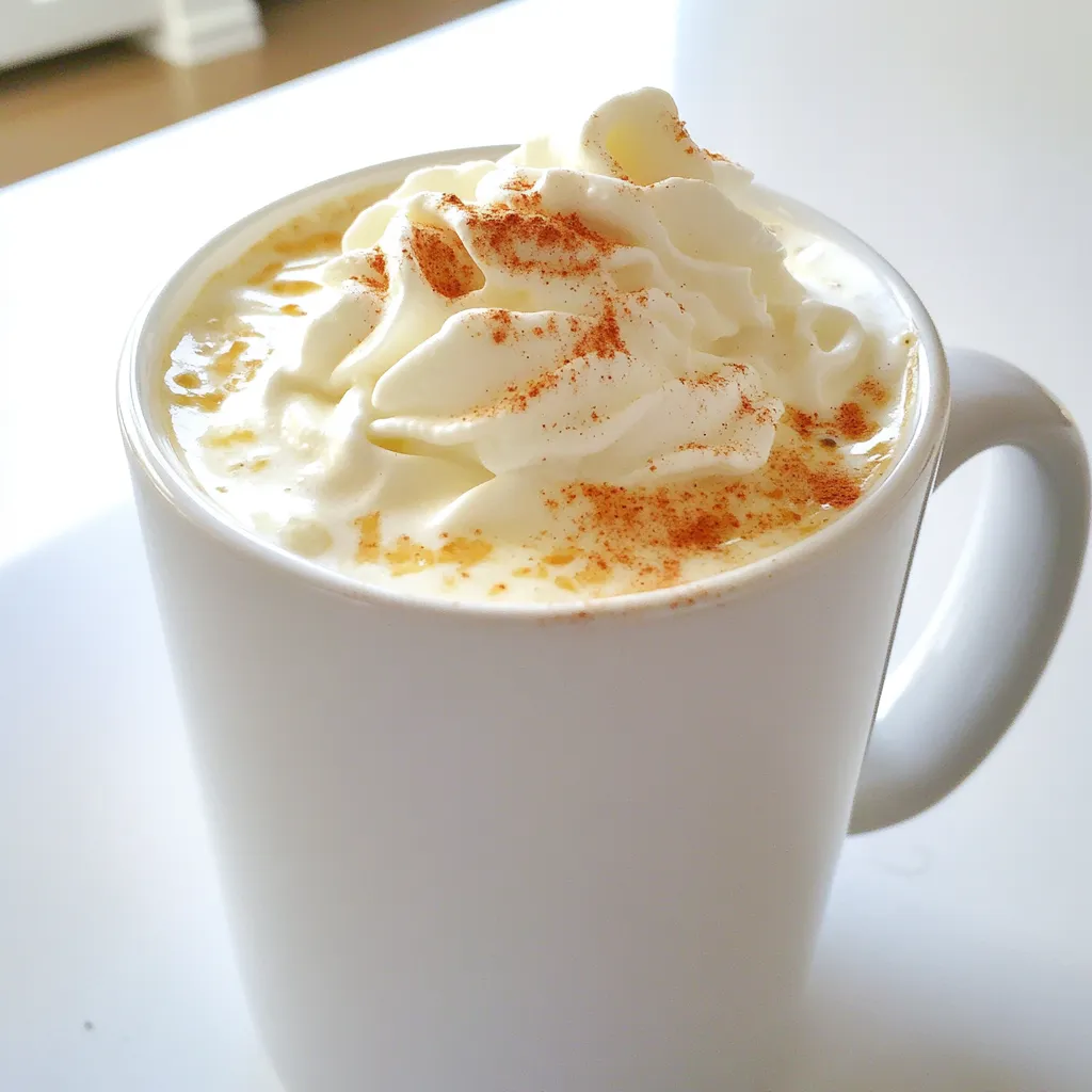 Pumpkin Spice White Hot Chocolate Creamy Delight