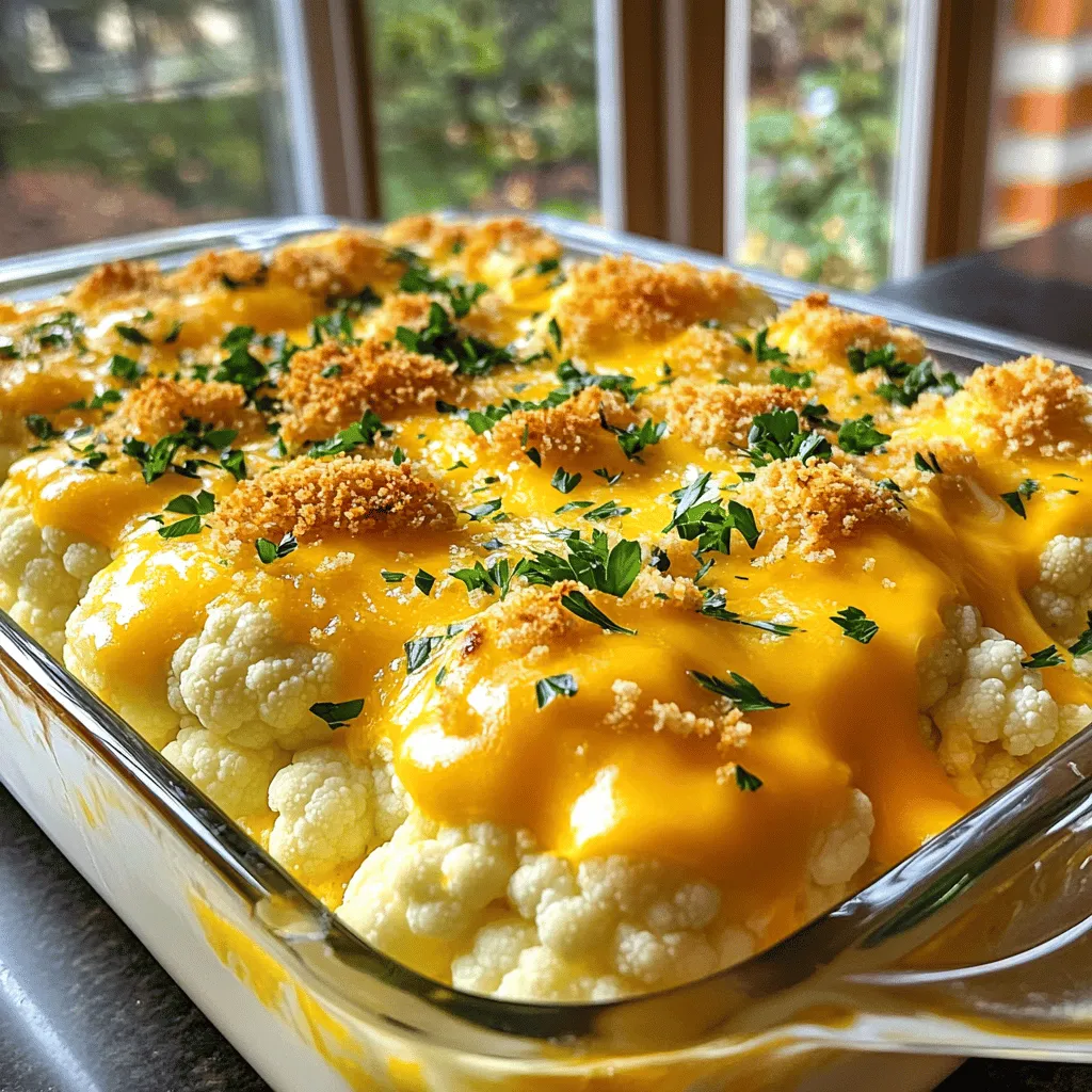 Cheesy Cauliflower Bake Simple and Tasty Delight