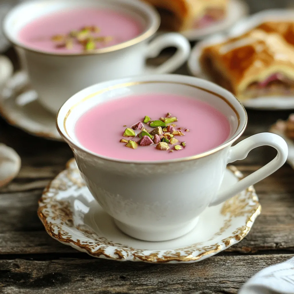 Kashmiri Pink Chai Recipe Deliciously Inviting Beverage