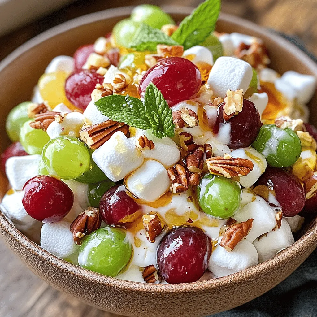 Grape Salad Delight: A Refreshing Twist on a Classic Dish