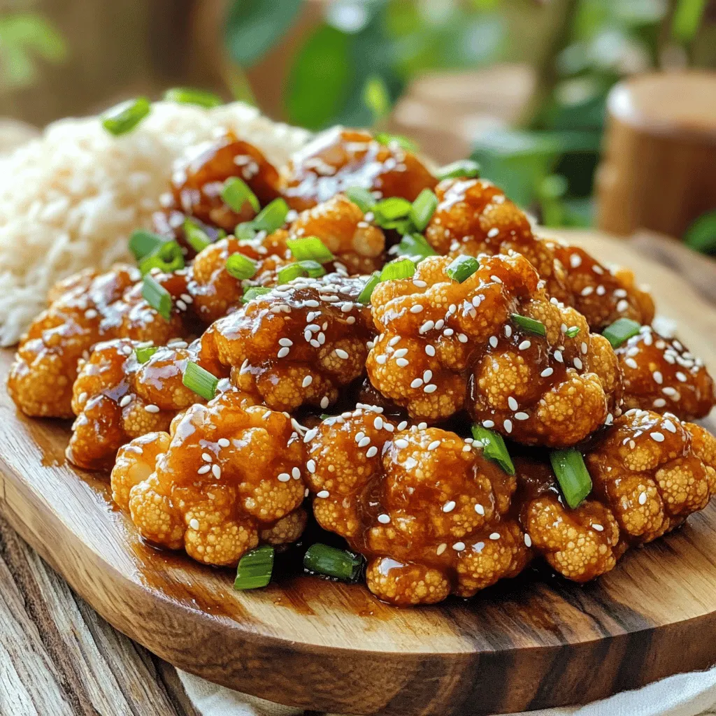 Crispy General Tso’s Cauliflower Easy and Delicious Dish