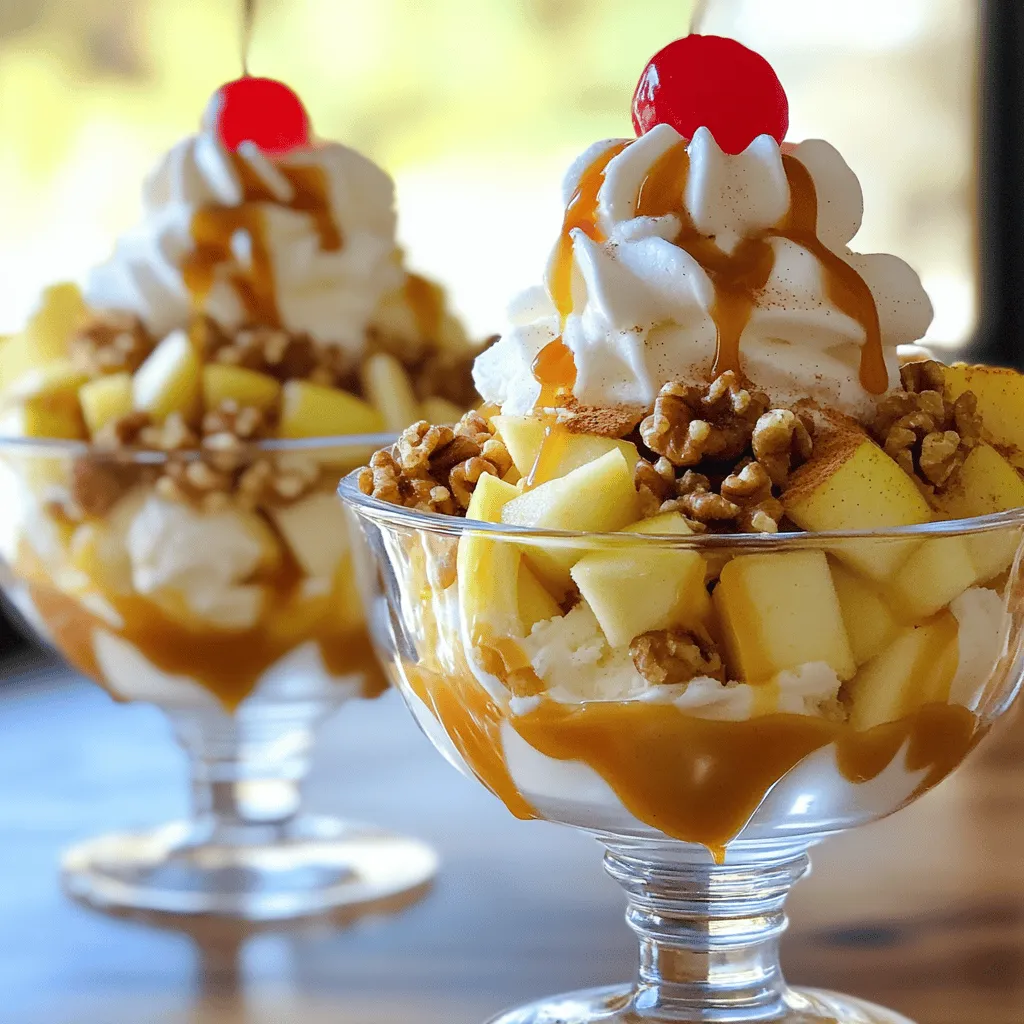 Caramel Apple Sundaes Delightful and Easy Recipe