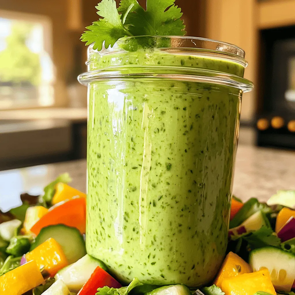 Creamy Cilantro Lime Dressing Quick and Flavorful Treat
