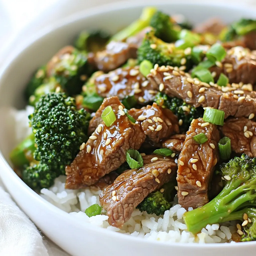 Minute Beef &amp; Broccoli Simple and Flavorful Dish