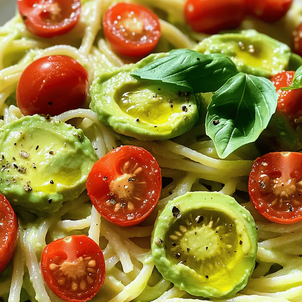 Creamy Avocado Pasta Delightful and Easy Recipe