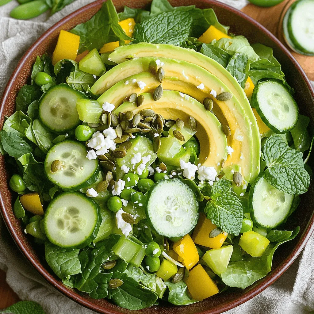 Green Salad Fresh and Flavorful Healthy Choice