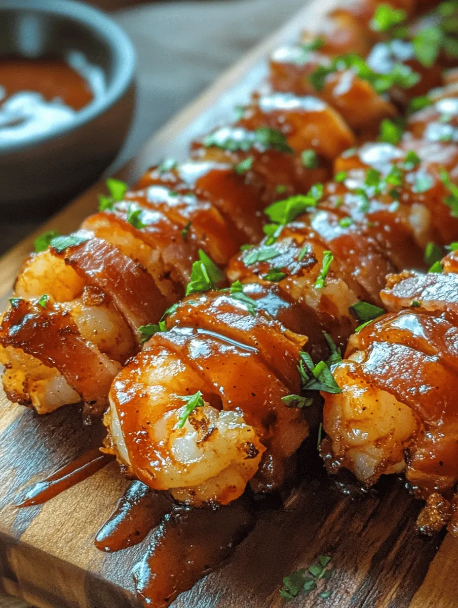 BBQ Bacon Wrapped Shrimp: A Flavorful Culinary Delight