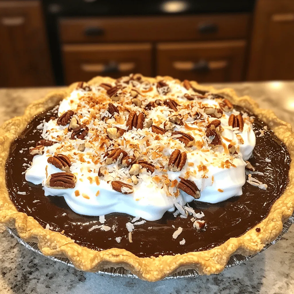 German Chocolate Pie Delight Simple Baking Guide