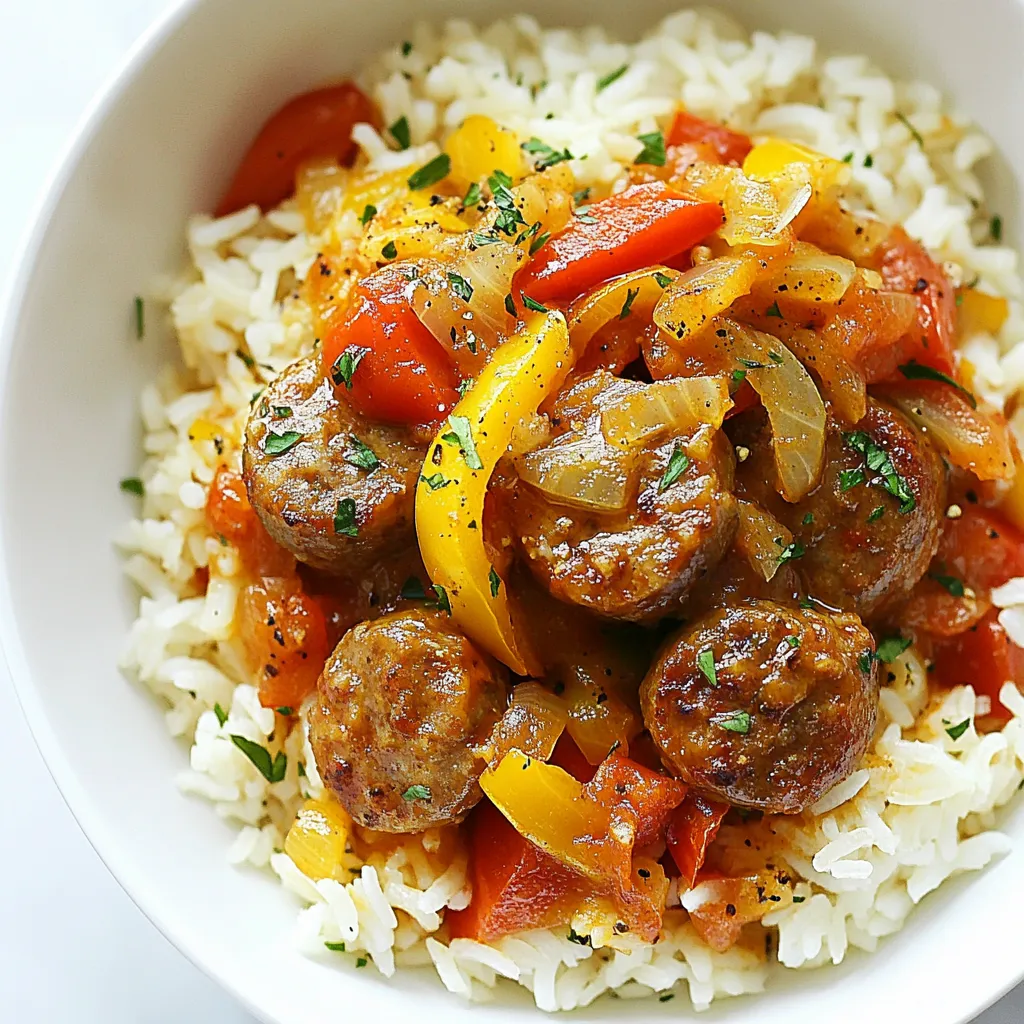 One Pot Sausage and Rice Flavorful Dinner Recipe