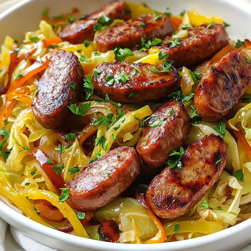 Easy Sausage and Cabbage Stir Fry Quick and Tasty Meal