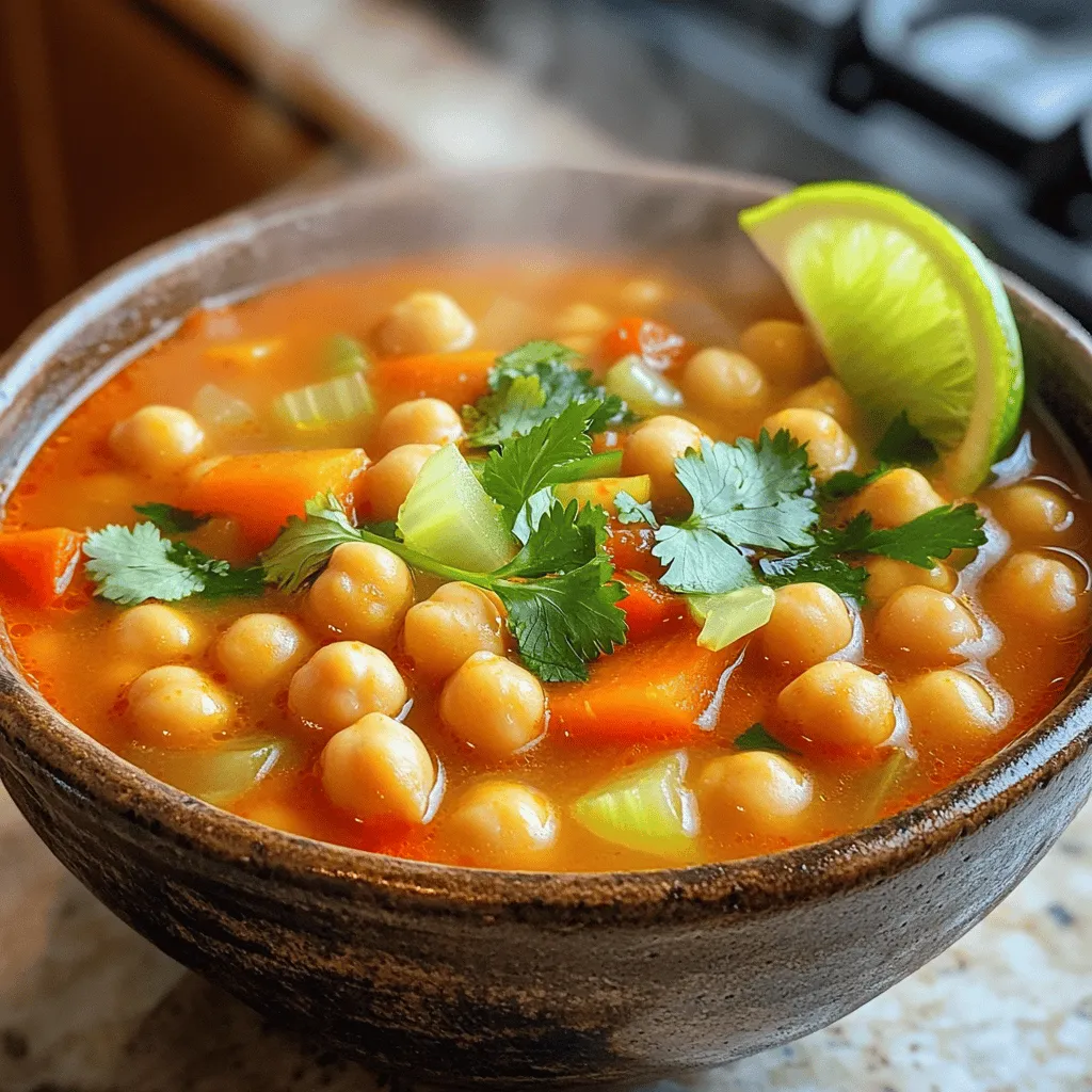 Gochujang Chickpea Soup Flavorful Healthy Delight
