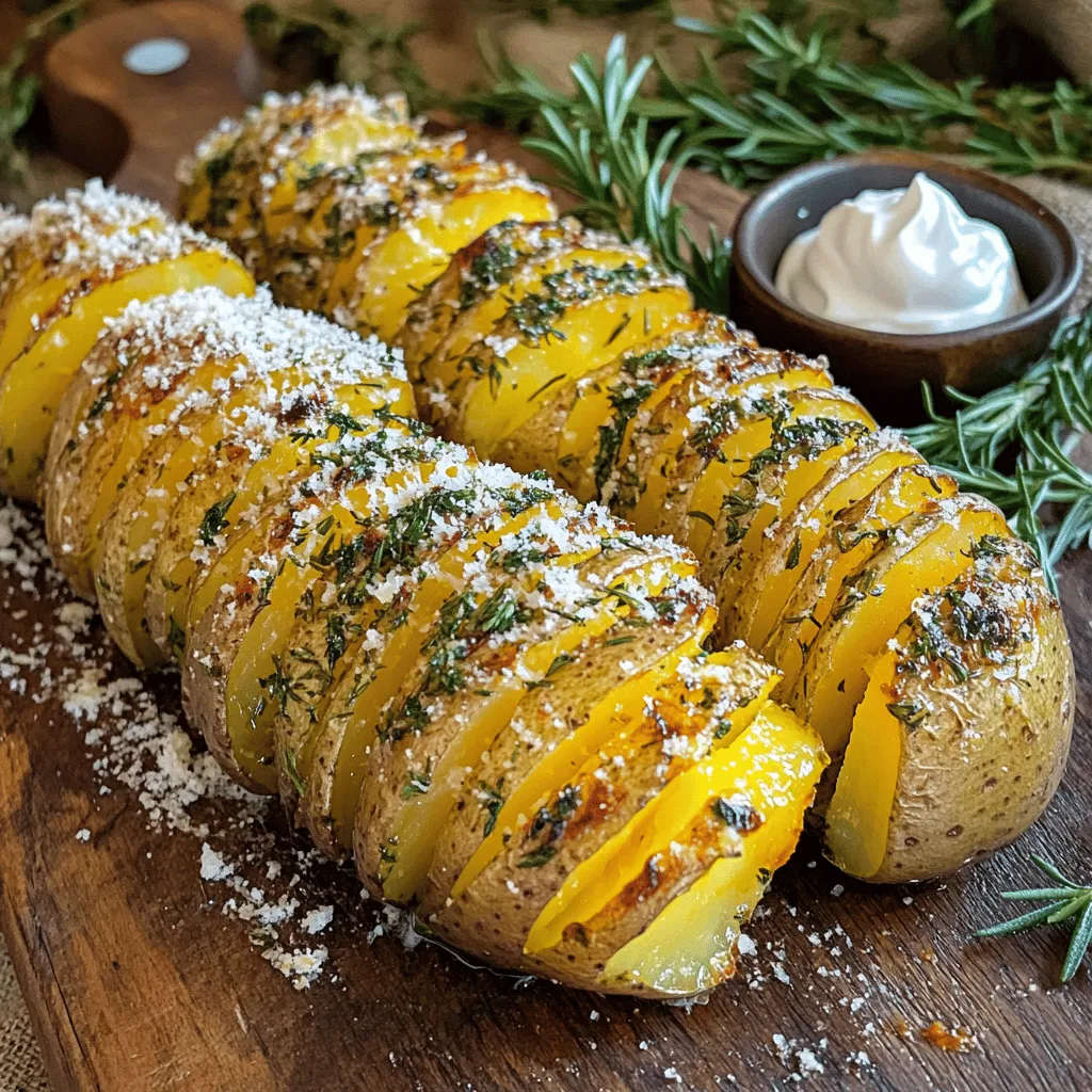 Hasselback Potatoes Crispy and Flavorful Side Dish