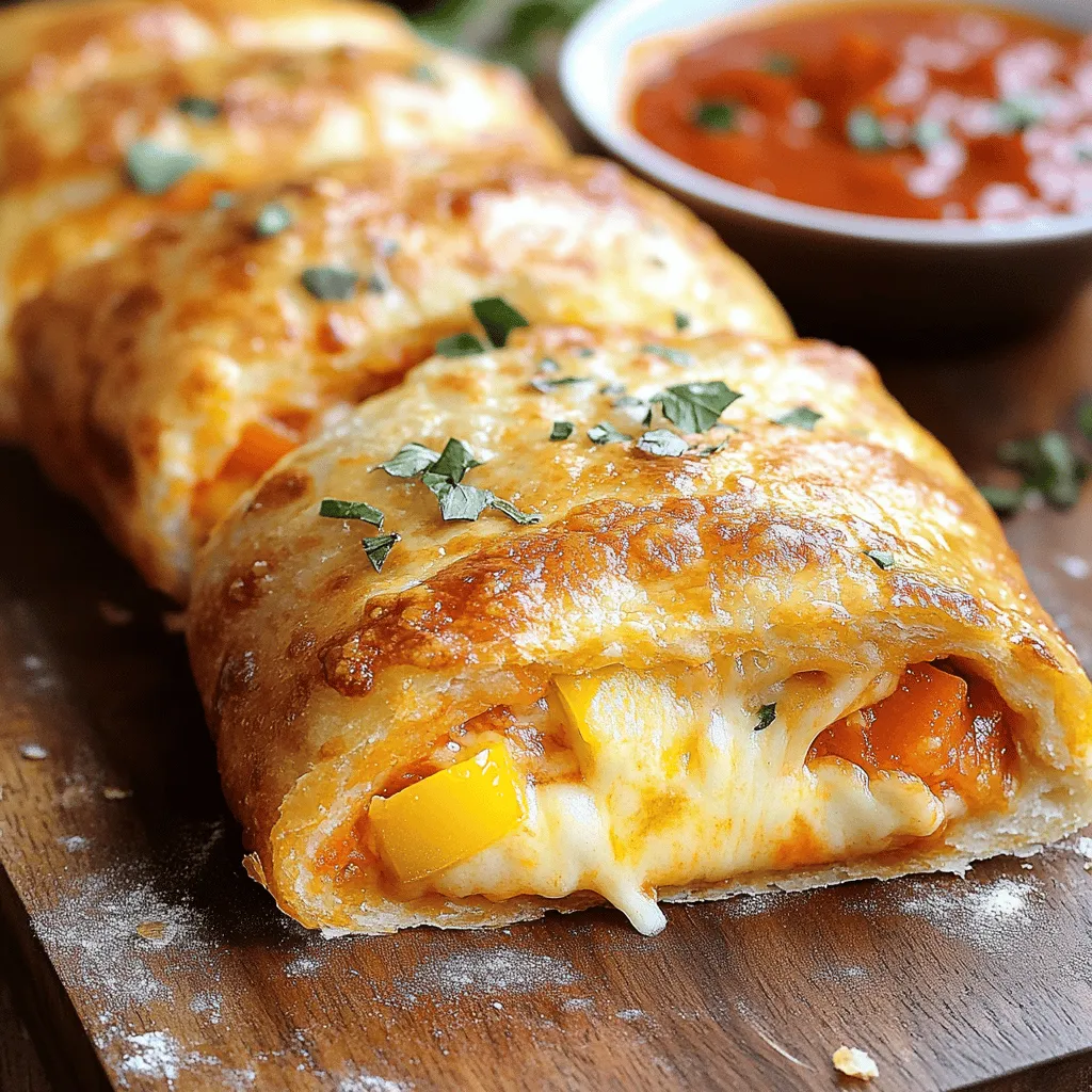 Cheesy Pepperoni Stromboli Recipe