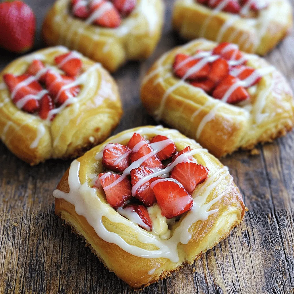 Strawberry Cheesecake Sweet Rolls Recipe
