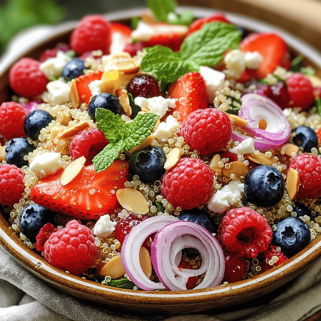 Summer Berry Quinoa Salad Fresh and Flavorful Dish