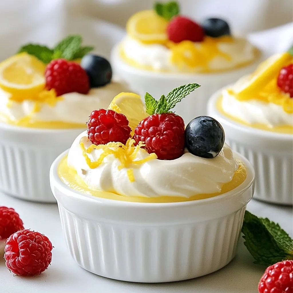 Lemon Cheesecake Mousse Delightful and Easy Recipe