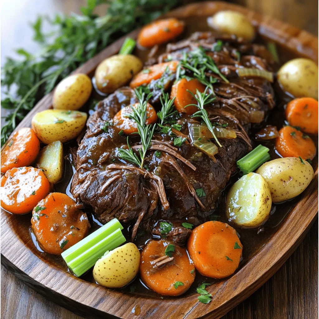 Melt-In-Your-Mouth Pot Roast Hearty and Tasty Meal