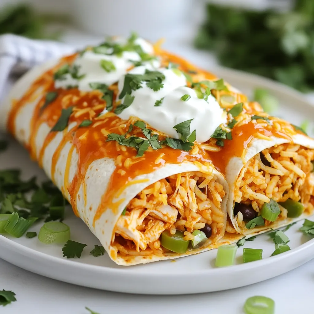 Buffalo Chicken Burritos Flavorful and Easy Recipe