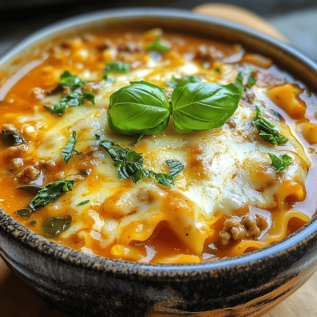 Hearty High Protein Lasagna Soup: A Comforting and Nutritious Delight