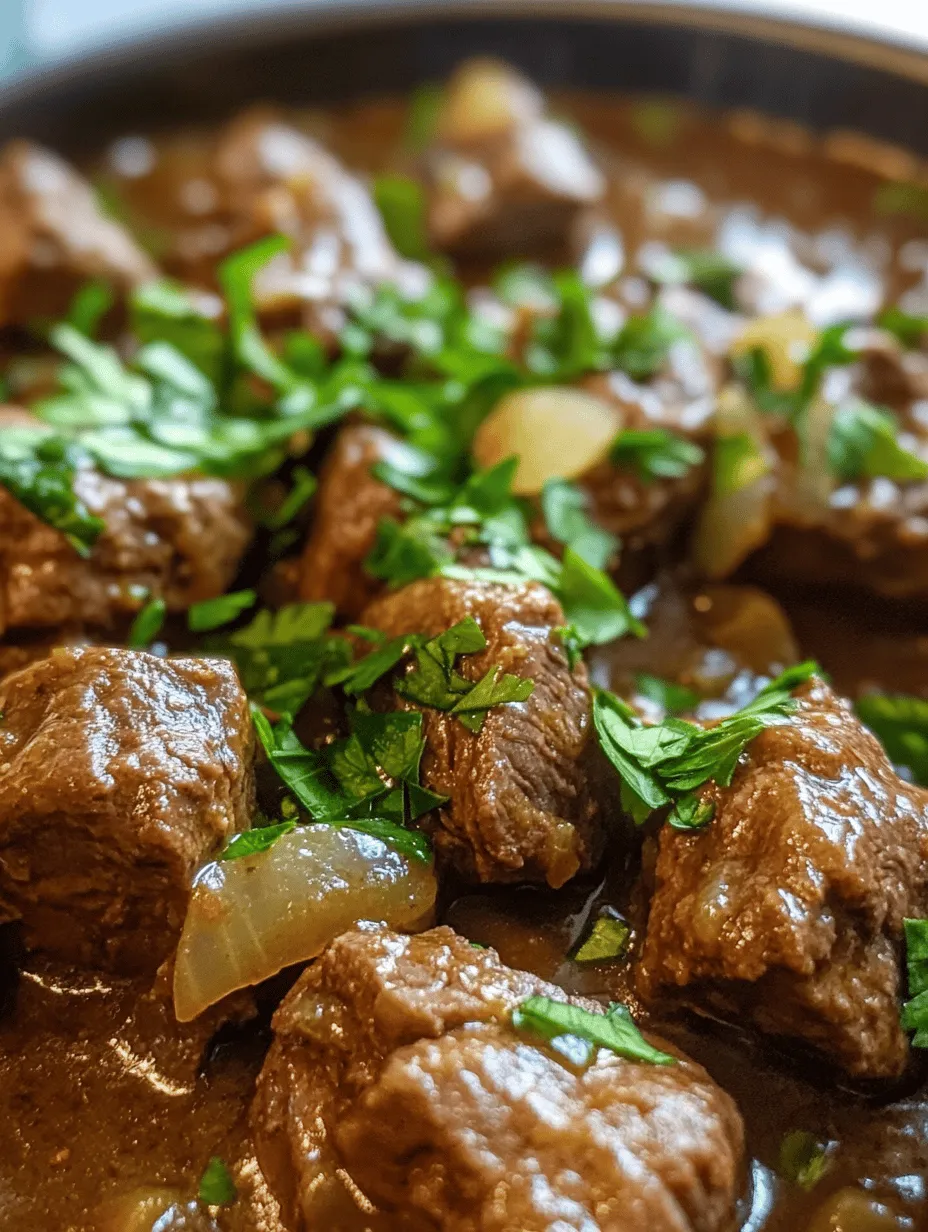 Savory Slow-Cooked Beef Tips &#038; Gravy: A Comforting Delight
