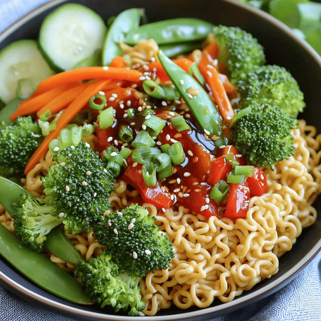 The right ingredients make all the difference in a ramen noodle stir fry. First, focus on the noodles. Instant ramen works well since it cooks fast. You can use any flavor, but discard the seasoning packets. This lets you control the taste.
