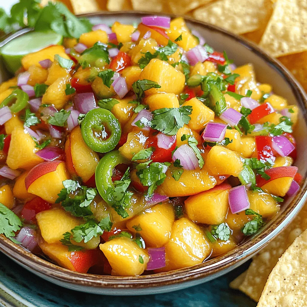 Fresh Peach Salsa Flavorful and Easy Summer Recipe