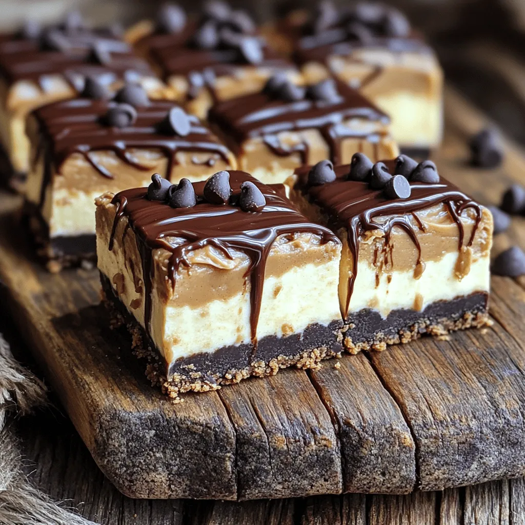 No-Bake Buckeye Cheesecake Bars Simple and Tasty Treat
