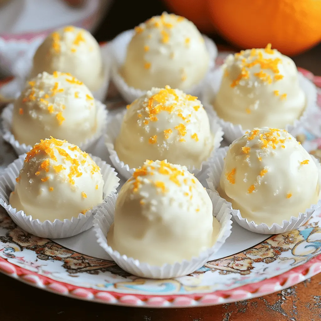 No Bake Orange Creamsicle Truffles Easy and Delicious