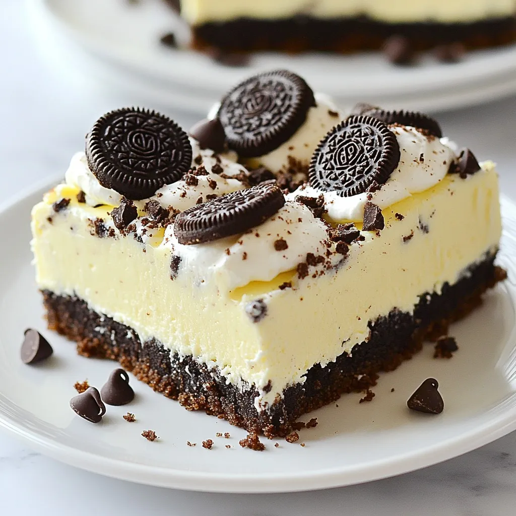 No Bake Oreo Cheesecake Bars Simple and Delicious Treat