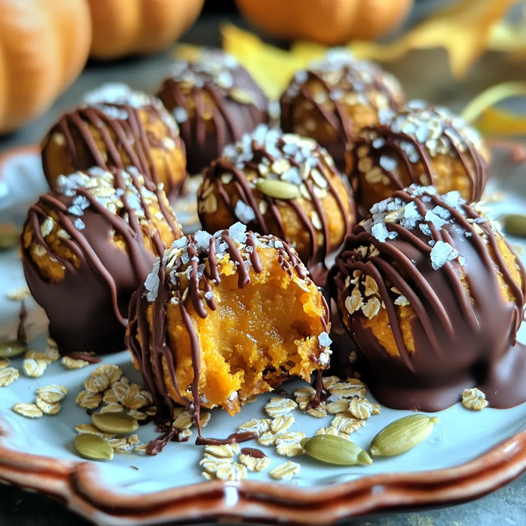 Salted Caramel Pumpkin Bites No-Bake Delightful Treat