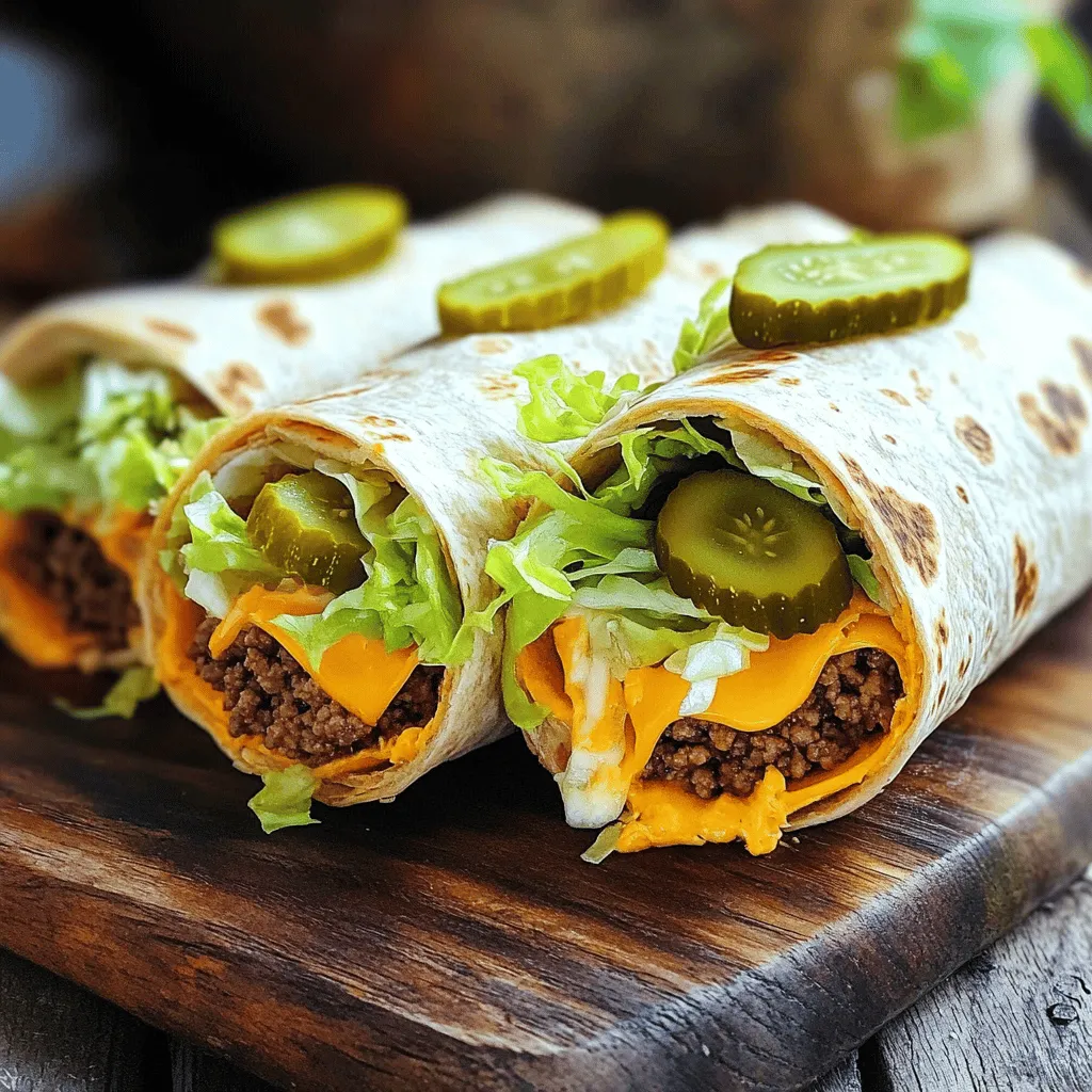 Homemade Big Mac Wraps Tasty and Easy to Prepare