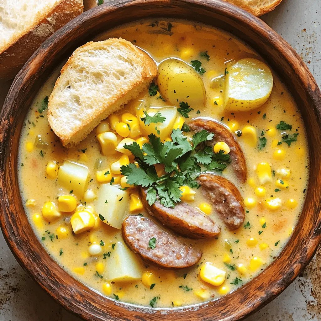 Flavorful Andouille Corn Chowder Recipe