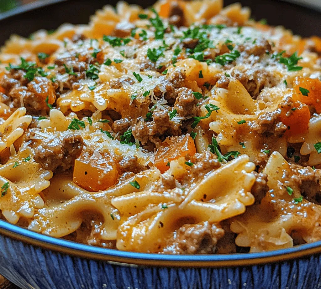 When it comes to comfort food, few dishes can compete with a hearty serving of creamy beef and bowtie pasta. This delightful meal combines tender pasta and rich, flavorful beef in a luscious creamy sauce, making it the perfect choice for family dinners, special occasions, or even a cozy night in. The dish’s appeal lies not only in its incredible taste but also in its ability to bring people together around the dining table. In today