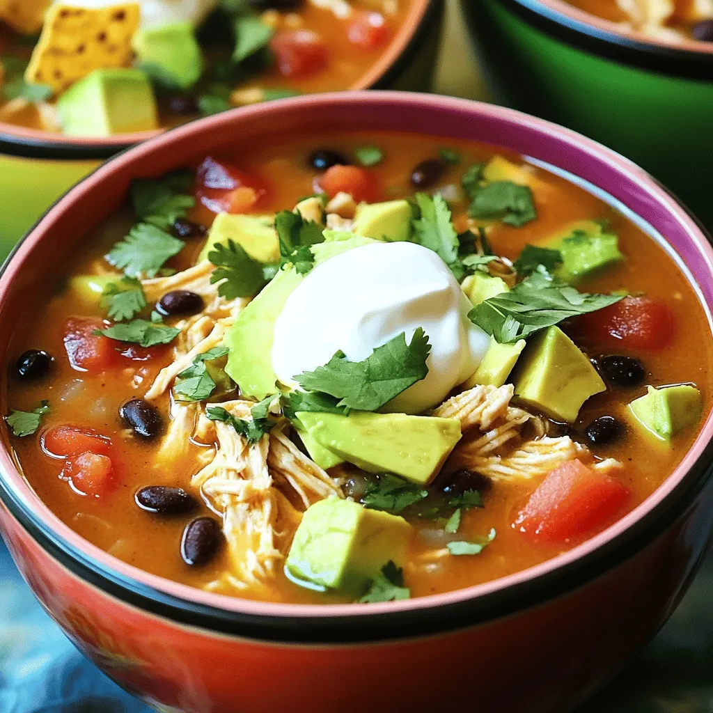 Slow Cooker Chicken Taco Soup Flavorful Family Meal