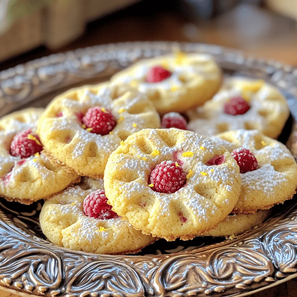Lemon raspberry cookies shine with fresh, bright flavors. To make these easy lemon raspberry cookies, gather the right ingredients. You need:
