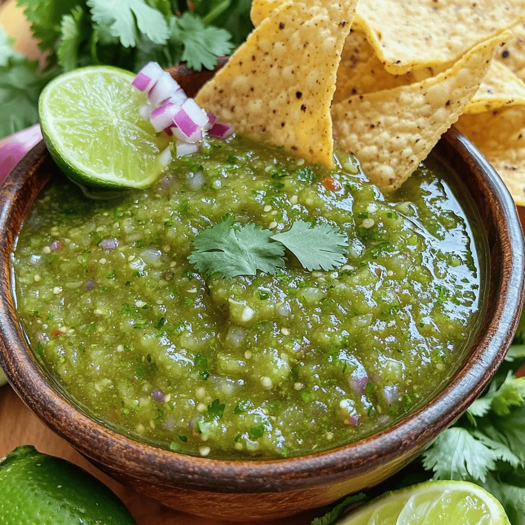 Homemade Salsa Verde Fresh and Flavorful Recipe