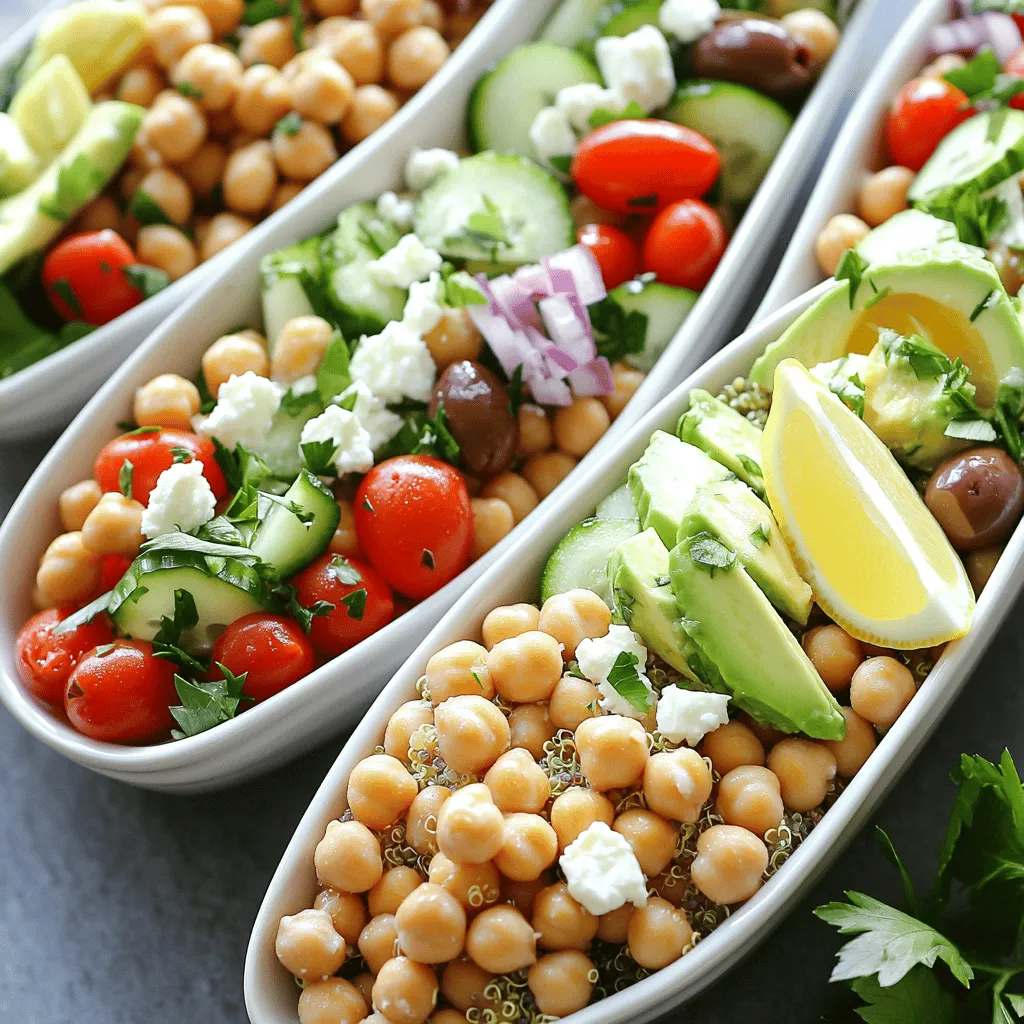 Mediterranean Chickpea Power Bowls Flavorful Meal Prep