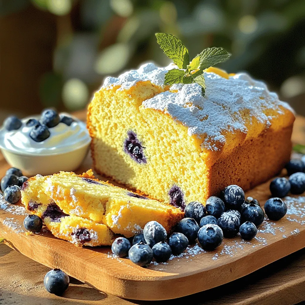 Lemon Blueberry Yogurt Loaf Quick and Tasty Bake