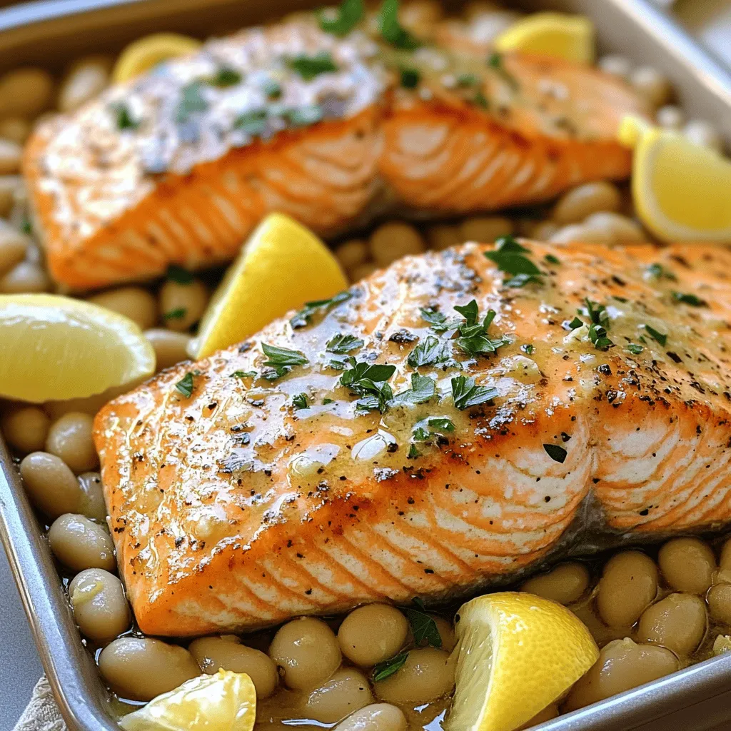 The garlic butter salmon recipe shines with fresh ingredients. Here’s what you need: