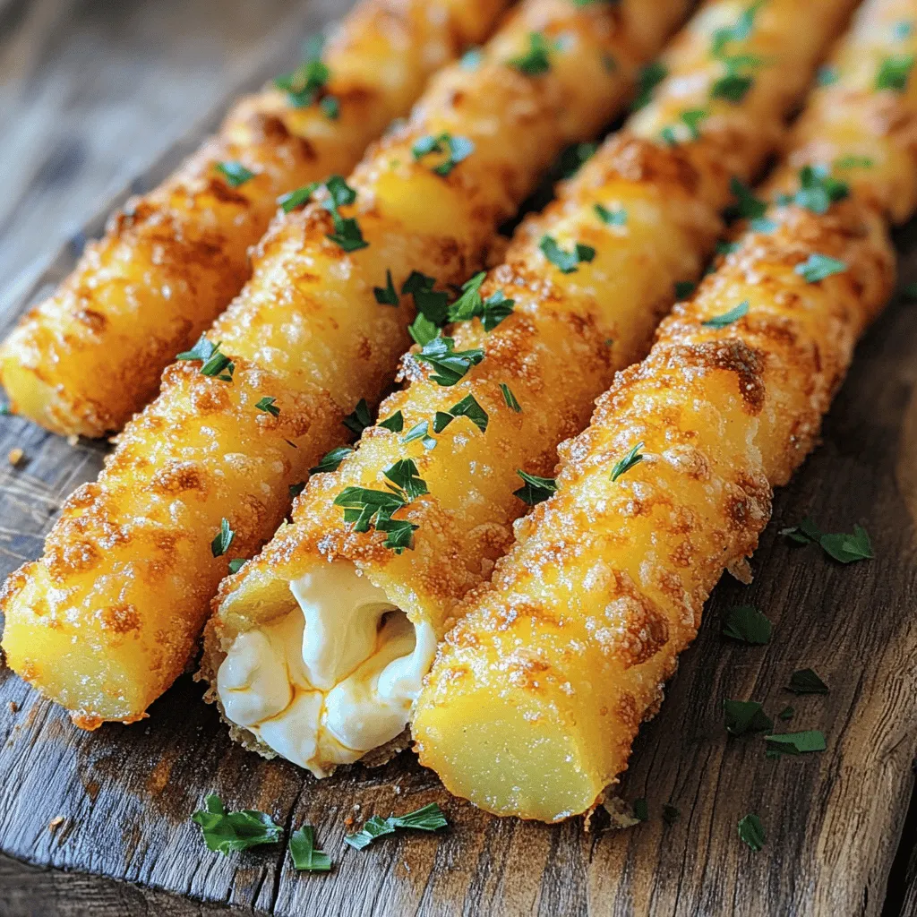 Potato Cheese Sticks Crispy and Tasty Homemade Snack